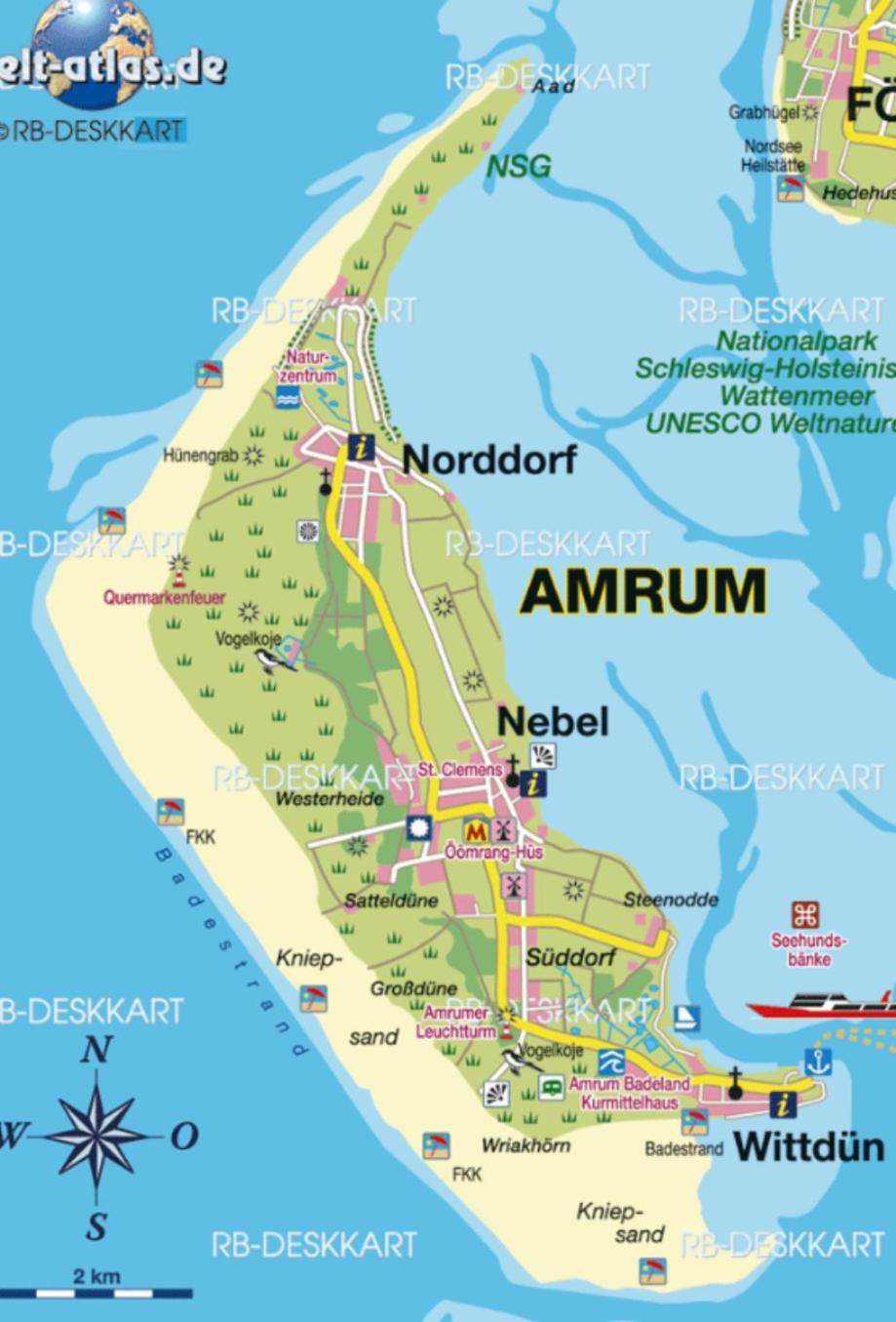 Pension Wosmaaren Norddorf auf Amrum Extérieur photo